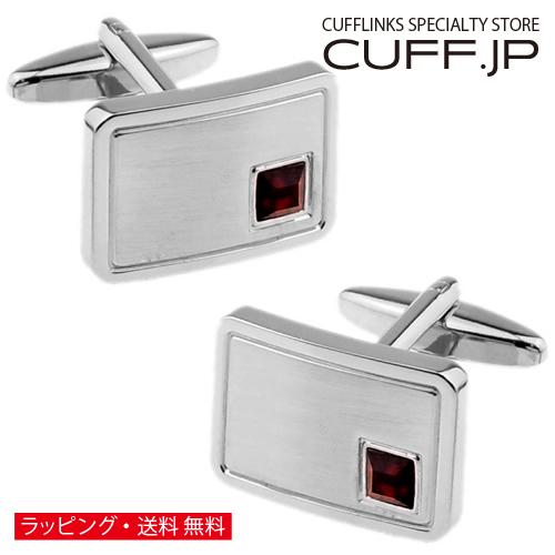 カフスボタン カフス 誕生石 7月 スワロフスキー クリスタル カフリンクス メンズアクセサリー