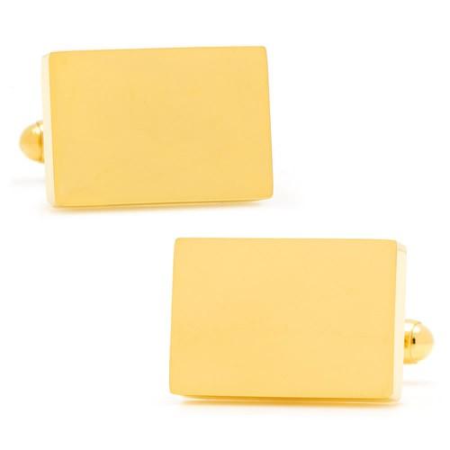 カフス カフスボタン ゴールド ステンレス レクタングル カフリンクス Ox &amp; Bull Trad...