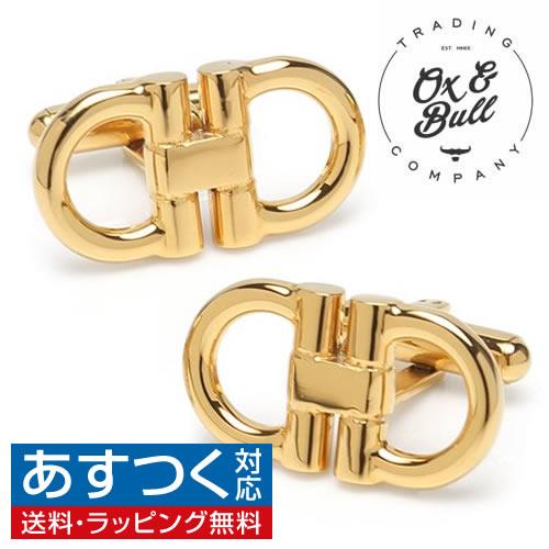 カフス カフスボタン ホースビット 馬 馬具 ゴールド ステンレス カフリンクス Ox &amp; Bull...