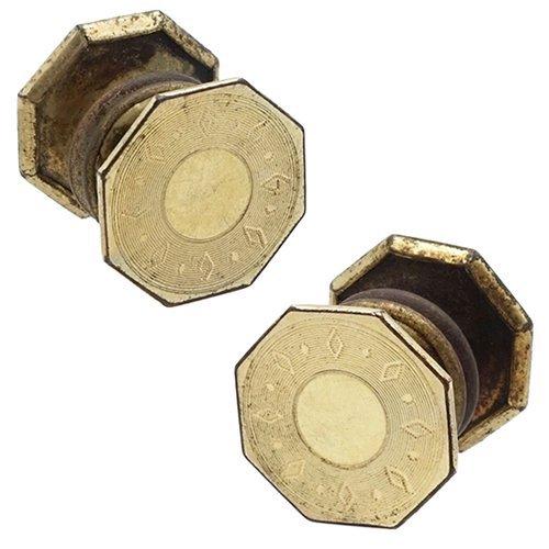 アンティーク カフス スナップリンク ゴールド #936 カフリンクス