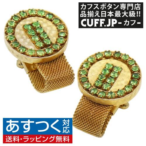 アンティーク カフス カフスボタン ラップアラウンド ストーン ゴールド #1752 カフリンクス