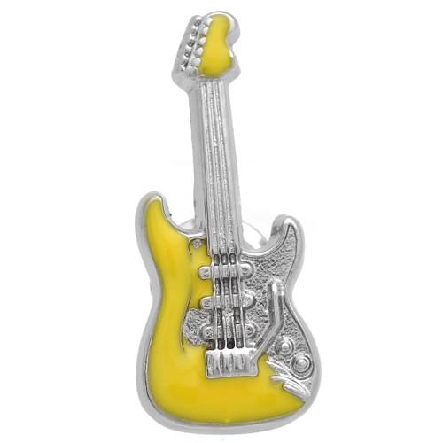 ピンズ ラペルピン スワンク エレキギター イエロー ギター SWANK