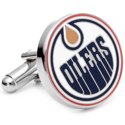 カフス カフスボタン エドモントン オイラーズ NHL アイスホッケー カフリンクス メンズアクセサ...