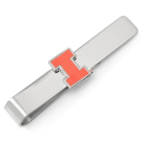 ネクタイピン NCAA イリノイ大学 イリノイ ファイティングイリ二 タイバー タイクリップ