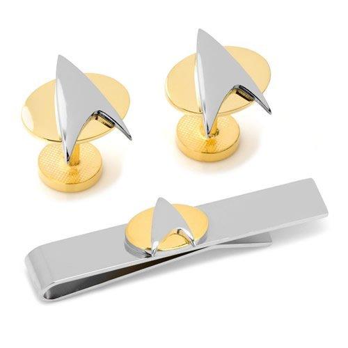 カフス ネクタイピン セット スター トレック  Star Trek デルタ シールド ギフトセット...