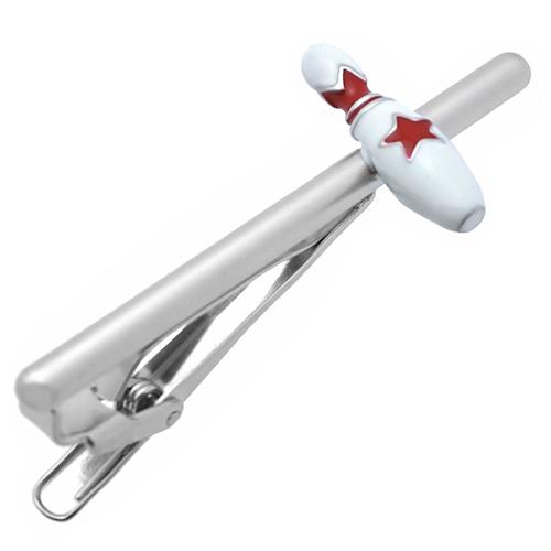 スワンク ネクタイピン タイバー ボーリング レッド ボウリング ピン SWANK タイクリップ タ...