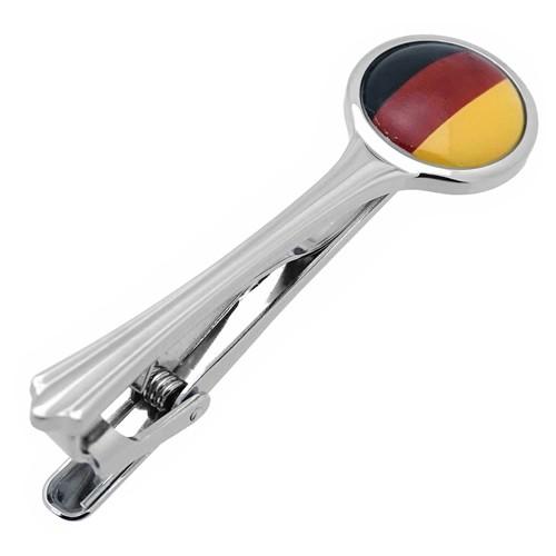 ネクタイピン タイバー ドイツ 国旗 タイクリップ タイピン