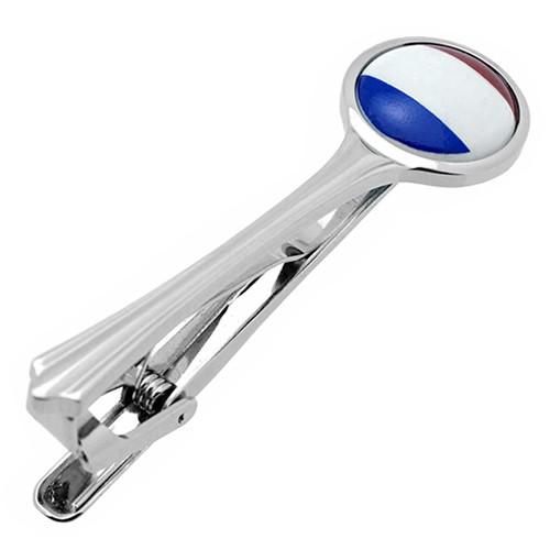 ネクタイピン タイバー フランス 国旗 タイクリップ タイピン