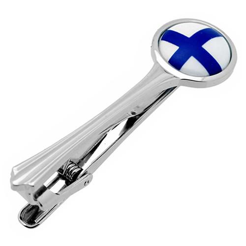 ネクタイピン タイバー フィンランド 国旗 タイクリップ タイピン