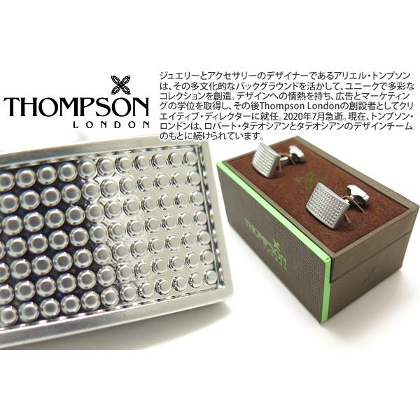 ブランド アクセサリー THOMPSON トンプソン サテンドットカーブカフス（ロジウム）（ブランド...
