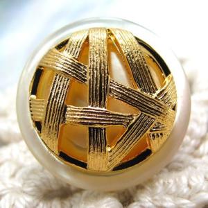 貝の土台にバケットをかぶせた ボタン（1280)CPB-024 20mm クリスマス 爆買