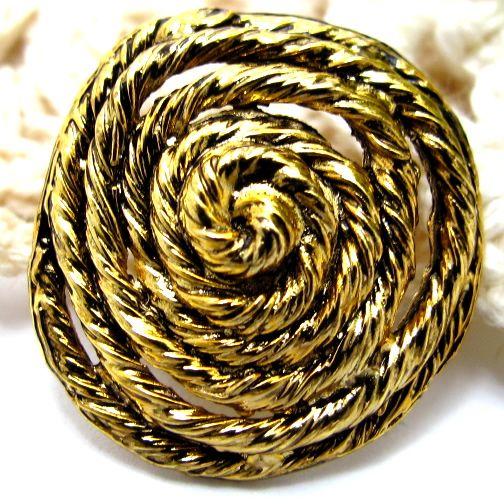 （訳あり）金属の線をぐるぐる巻いた ボタン（50235)　CPB-089 20mm クリスマス 爆買