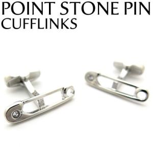 メンズ アクセサリー ポイントストーンピンカフス (カフスボタン カフリンクス) Value 3500 父の日｜cufflink