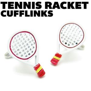メンズ アクセサリー Basic 5000 テニス ラケット カフス カフスボタン カフリンクス お...