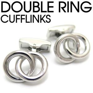 メンズ アクセサリー ダブルリングカフス (カフスボタン