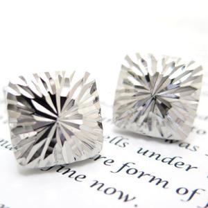 メンズ アクセサリー Simple 2500 ラフサーフィス スクエア カフス カフスボタン カフリ...