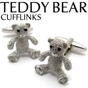 Value 3500 メンズ アクセサリー テディベア カフス カフスボタン カフリンクス アニマル くま かわいい 父の日｜cufflink