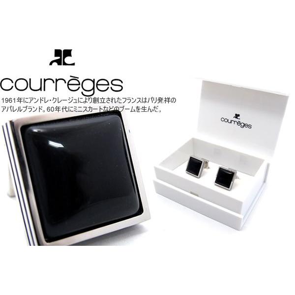 courreges クレージュ ブルーグラススクウェアカフス（カフスボタン カフリンクス）父の日 爆...