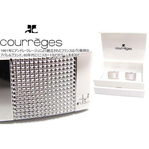 ブランド アクセサリー courreges クレージュ グレイニーカフス（カフスボタン カフリンクス...