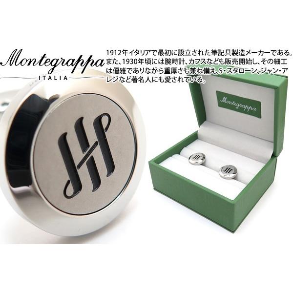 ブランド アクセサリー MONTEGRAPPA モンテグラッパ クラシコアンビグラムカフス（ステンレ...