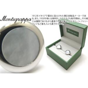 ブランド アクセサリー MONTEGRAPPA モンテグラッパ クラシコカフス（白蝶貝、スティール）...