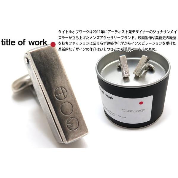 ブランド アクセサリー title of work タイトルオブワーク シルバーロケットカフス（カフ...