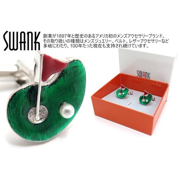 ブランド アクセサリー SWANK スワンク ゴルフグリーンカフス（カフスボタン カフリンクス）父の...