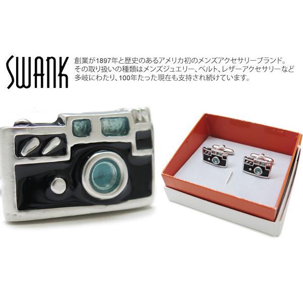 ブランド アクセサリー SWANK スワンク レトロカメラカフス（ブラック）カフスボタン カフリンク...