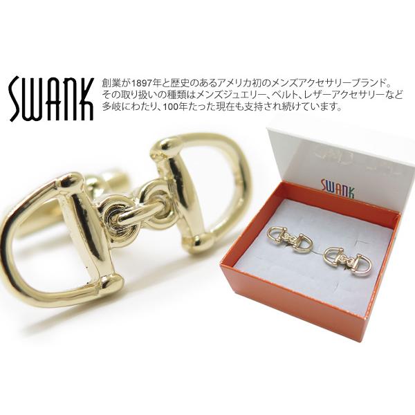 ブランド アクセサリー SWANK スワンク ホース ビット カフス カフスボタン カフリンクス 乗...