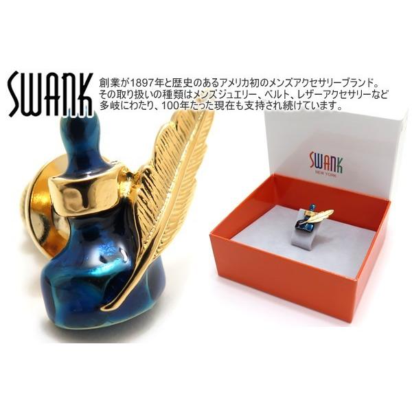 ブランド アクセサリー SWANK スワンク インク ピンズ ラペルピン スタッズ ブローチ 羽ペン...