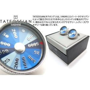 TATEOSSIAN ルーレットデザイン カフリンクス ステンレススチール ブランド アクセサリー TATEOSSIAN タテオシアン ルーレット