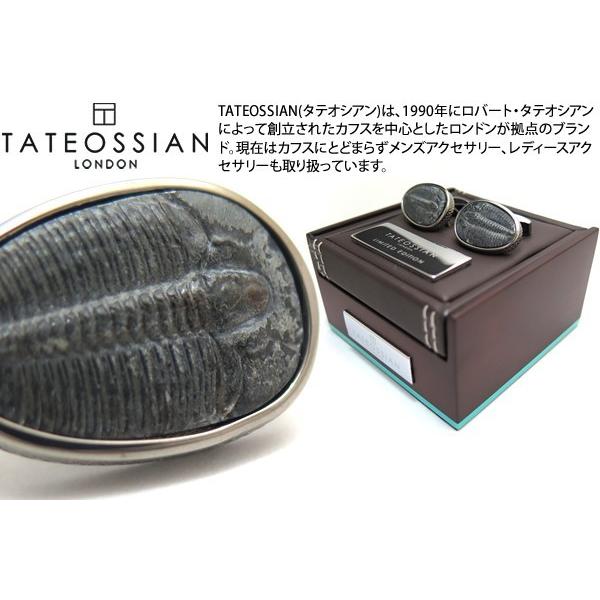 ブランド アクセサリー TATEOSSIAN タテオシアン トライロバイトシルバーカフス（ブラックロ...
