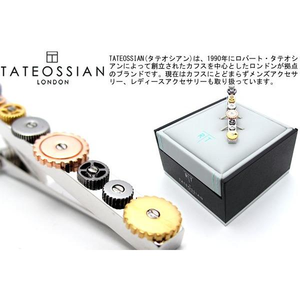 ブランド アクセサリー TATEOSSIAN タテオシアン ギア スクウェア タイバー（パラジウム）...