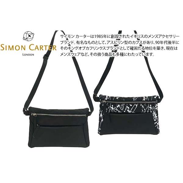 SIMON CARTER サイモン・カーター サコッシュ バッグ ビジネス カジュアル 強い コンパ...