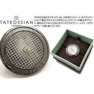 TATEOSSIAN タテオシアン シグニチャダイヤモンドピンズ（ガンメタ＆黒蝶貝）（ブランド ブローチ） 父の日｜cufflink