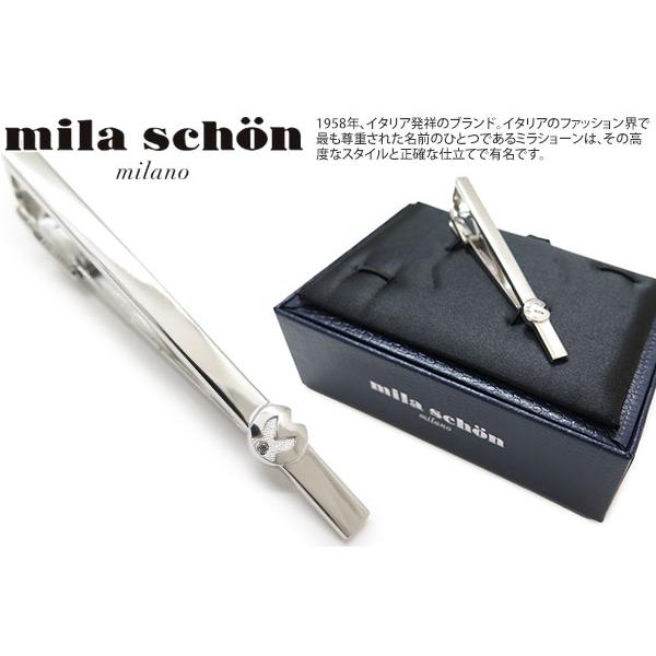 ネクタイピン ブランド アクセサリー mila schon ミラ・ショーン Mマーク アイコン タイ...