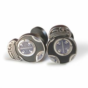 LOEWE ロエベ カフスボタン カフリンク メンズ 真鍮 シルバー LOEWE ロエベ カフスボタン カフリンク メンズ 真鍮 シルバー
