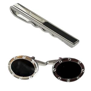 オニキス マザーオブパール スクエア シルバー カフスボタン カフス