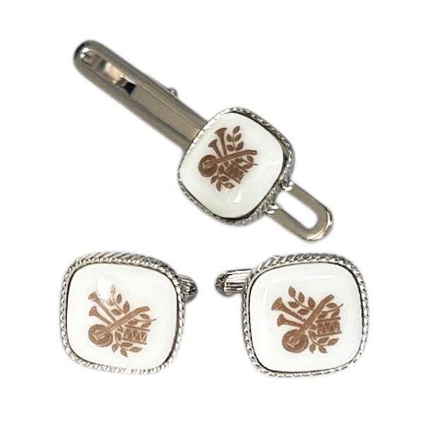 Swank &amp; Royal Copenhagen スワンク &amp; ロイヤルコペンハーゲン ホワイトブラ...