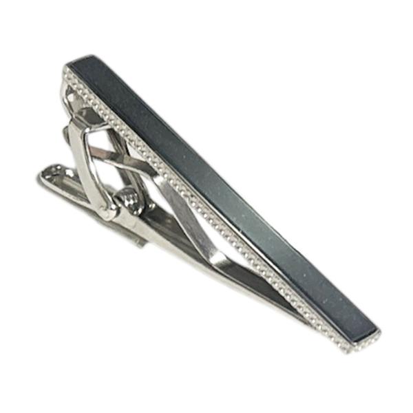 THOMPSON トンプソン ヘマタイト・インレイネクタイピン