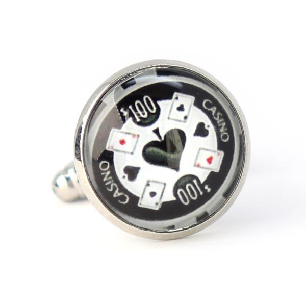 トランプ柄 カフスボタン【 男女 カフリングス 営業マン おしゃれ かわいい 結婚式 カジュアル シ...