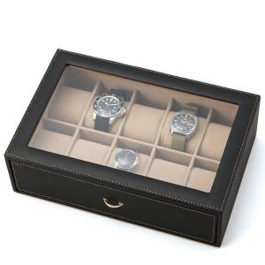 時計ボックス Stackable 大事なコレクションをお洒落にすっきり収納できる男のウォッチケース メンズ プレゼント カフスマニア｜cuffsmania