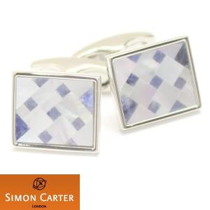 カフス カフスボタン サイモン カーター Cubist ソーダライト