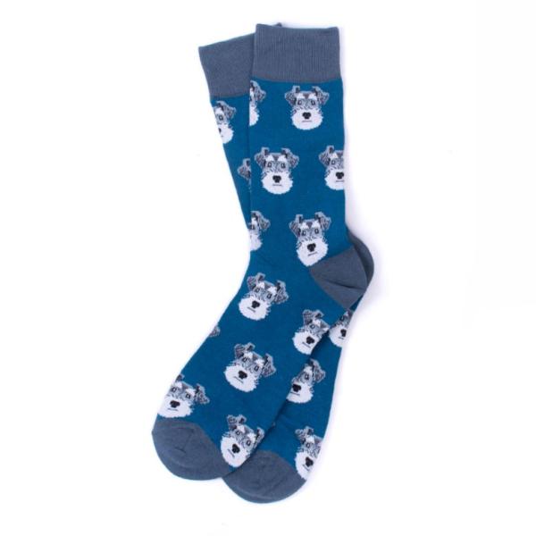 シュナウザー 犬 ユニーク 面白 おもしろ コミック 靴下 メンズ ソックス メンズソックス