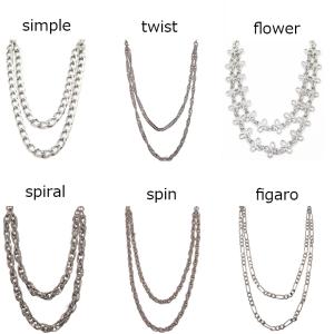 取替用パーツ ネクタイチェーン 組替可能なネクタイチェーン