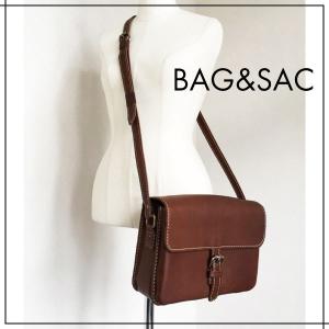 SALE / マグネット 開閉 ナチュラル レザー ショルダーバッグ KL-VER