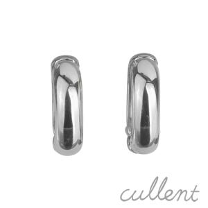 ピアリング 正規品 イヤリング pt900 プラチナ フープ ノンホールピアス プラチナイヤリング smooth｜cullent