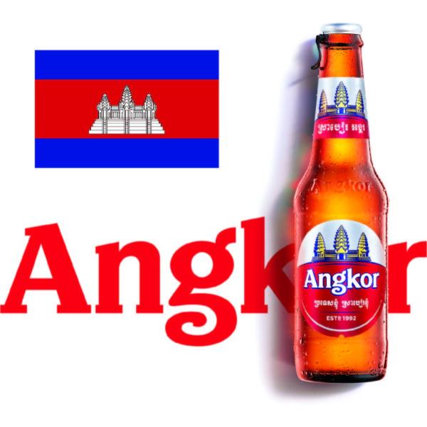 アンコールビール（カンボジア産） 330ml瓶×24本