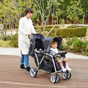 縦型二人乗りベビーカー Twin Pram ツインプラム ラ...