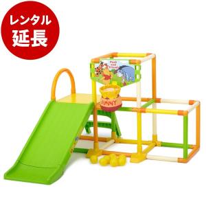 レンタル延長：くまのプーさん ハニーポットおりたたみジム2 ジャングルジム 室内 遊具 折りたたみ｜NiceBaby Yahoo!店